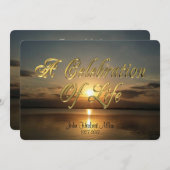 Feier zum Leben Einladung (Vorne/Hinten)