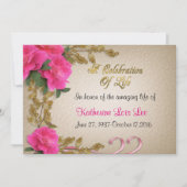 Feier zum Leben Einladung (Vorderseite)