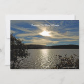 Feier zum Leben Einladung Sonnenuntergang am Utah- (Vorderseite)