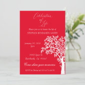 Feier zum Lebensdenkmal der Marine Tree Inv. Einladung (Stehend Vorderseite)