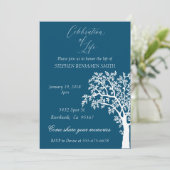 Feier zum Lebensdenkmal der Marine Tree Inv. Einladung (Stehend Vorderseite)