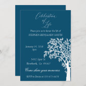 Feier zum Lebensdenkmal der Marine Tree Inv. Einladung (Vorne/Hinten)