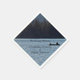 Feier zum Lebenspapier Napkins, Fischer Serviette