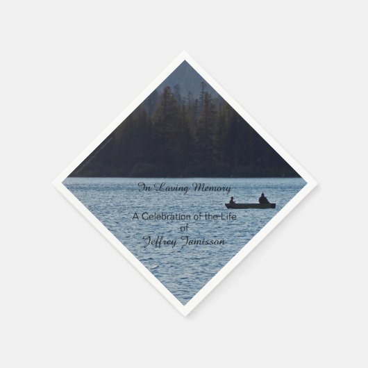 Feier zum Lebenspapier Napkins, Fischer Serviette (Ecke)