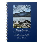 Feier zum Life Gast Book, Lake and Sky Notizblock (Vorderseite)