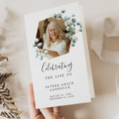 Feier zum Programm zur Beerdigung von Leben Flyer