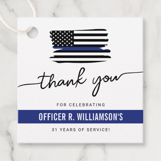 Feier zum Schutz der Polizei Geschenkanhänger (Vorderseite)