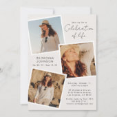 Feier zum Snapshot-Foto Einladung (Vorderseite)