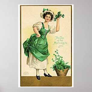 Feier zum St. Patrick's Day Poster