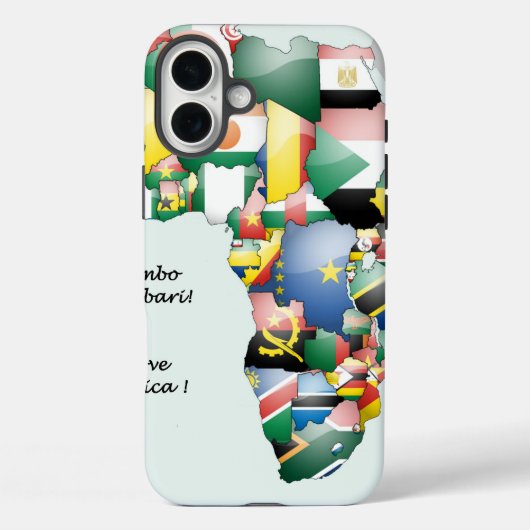 Feier zum Thema "Afrika in Flags Design" Case-Mate iPhone Hülle (Rückseite)