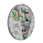 Feier zum Thema "Afrika in Flags Design" Dartscheibe (Vorderseite Links)