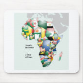 Feier zum Thema "Afrika in Flags Design" Mousepad (Vorne)