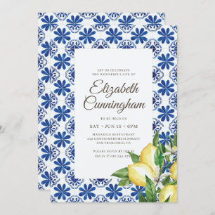 Feier zum Thema "Lebensfarbene mediterrane Fliesen Einladung