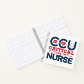 Feier zur Beförderung einer CCU-Krankenschwester Notizblock (Innenseite)