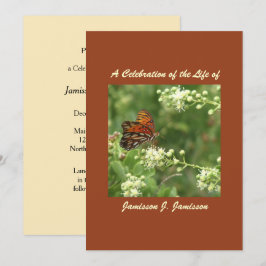 Feier zur Einladung des Lebens, Orangefarbene Schm