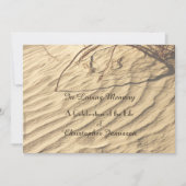 Feier zur Einladung des Lebens, Wüstensand (Vorderseite)