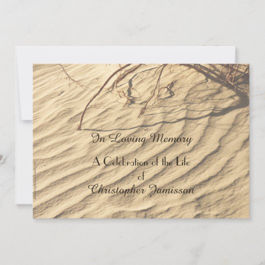 Feier zur Einladung des Lebens, Wüstensand (Vorderseite)