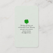 Feier zur Erinnerungskarte des Lebensbildes Visitenkarte (Rückseite)