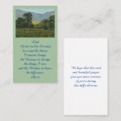 Feier zur Erinnerungskarte des Lebensbildes Visitenkarte (Vorne/Hinten)