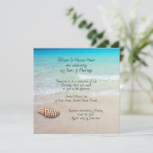 Feier zur Erneuerung der Stimmen für den Strand Ju Einladung (Stehend Vorderseite)