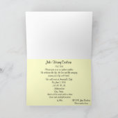 Feier zur Gedenkveranstaltung zum Gedenken an das Einladung (Innenseite)