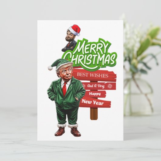 Feier zur Präsidentschaftswahl Einladung (Stehend Vorderseite)