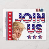 Feier zur Präsidentschaftswahl Einladung (Vorne/Hinten)