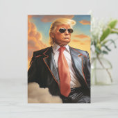 Feier zur Präsidentschaftswahl Einladung (Stehend Vorderseite)