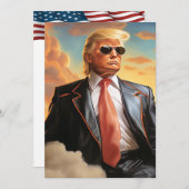 Feier zur Präsidentschaftswahl Einladung (Vorne/Hinten)