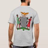 Feier zur Unabhängigkeit der Flagge Sambias T-Shirt (Rückseite)