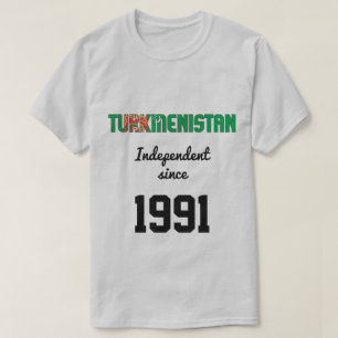 Feier zur Unabhängigkeit der Flagge Turkmenistans T-Shirt