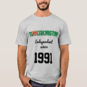 Feier zur Unabhängigkeit der Flagge Turkmenistans T-Shirt (Vorderseite)