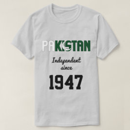 Feier zur Unabhängigkeit der pakistanischen Flagge T-Shirt