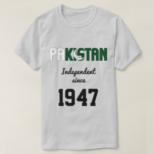 Feier zur Unabhängigkeit der pakistanischen Flagge T-Shirt
