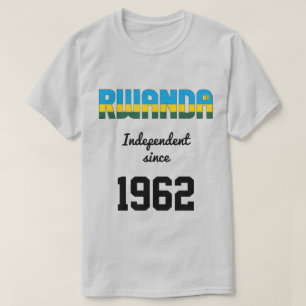 Feier zur Unabhängigkeit der ruandischen Flagge T-Shirt