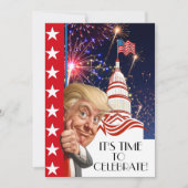 Feier zur Wahl des Präsidenten Einladung (Vorderseite)