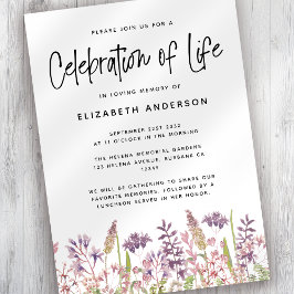 Feier zur Wildblume des Lebens Einladung