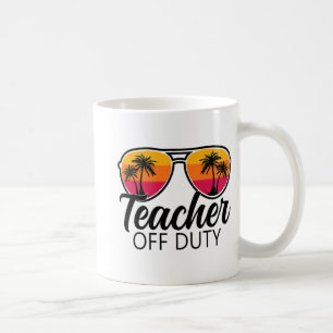 Feierabend am letzten Schultag für Lehrer 1 Kaffeetasse
