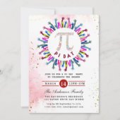 Feierabend am Pi Day Einladung (Vorderseite)