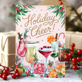 Feierabend Chef Cocktail Weihnachtskarte Feiertagskarte