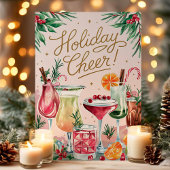 Feierabend Chef Cocktail Weihnachtskarte Feiertagskarte