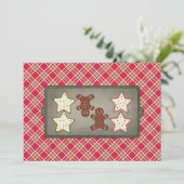 Feierabend Cookie Backen Party Einladungen (Stehend Vorderseite)