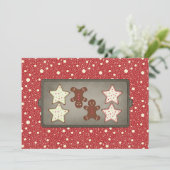 Feierabend Cookie Backen Party Einladungen (Stehend Vorderseite)