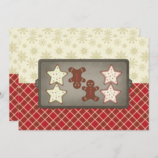 Feierabend Cookie Backen Party Einladungen (Vorne/Hinten)