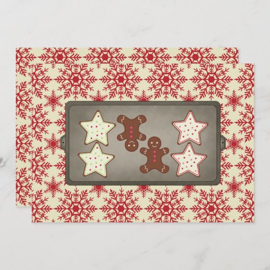 Feierabend Cookie Backen Party Einladungen (Vorne/Hinten)