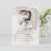 Feierabend Doppeltes Foto Einladung mit Overlay (Stehend Vorderseite)