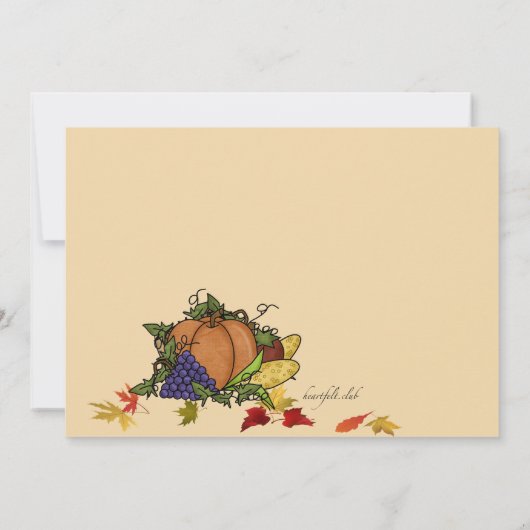 Feierabend Einladung (Rückseite)