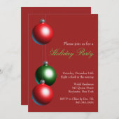 Feierabend Einladung auf Cranberry Red (Vorne/Hinten)