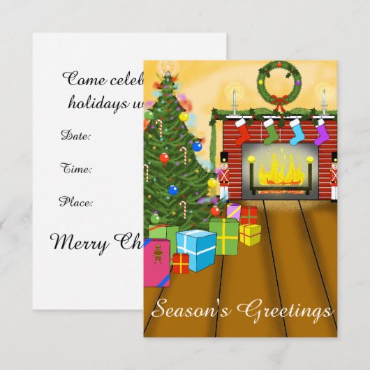 Feierabend Einladung (individuell einstellbar) (Vorne/Hinten)