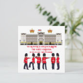 Feierabend Einladung zur Krönung (Stehend Vorderseite)